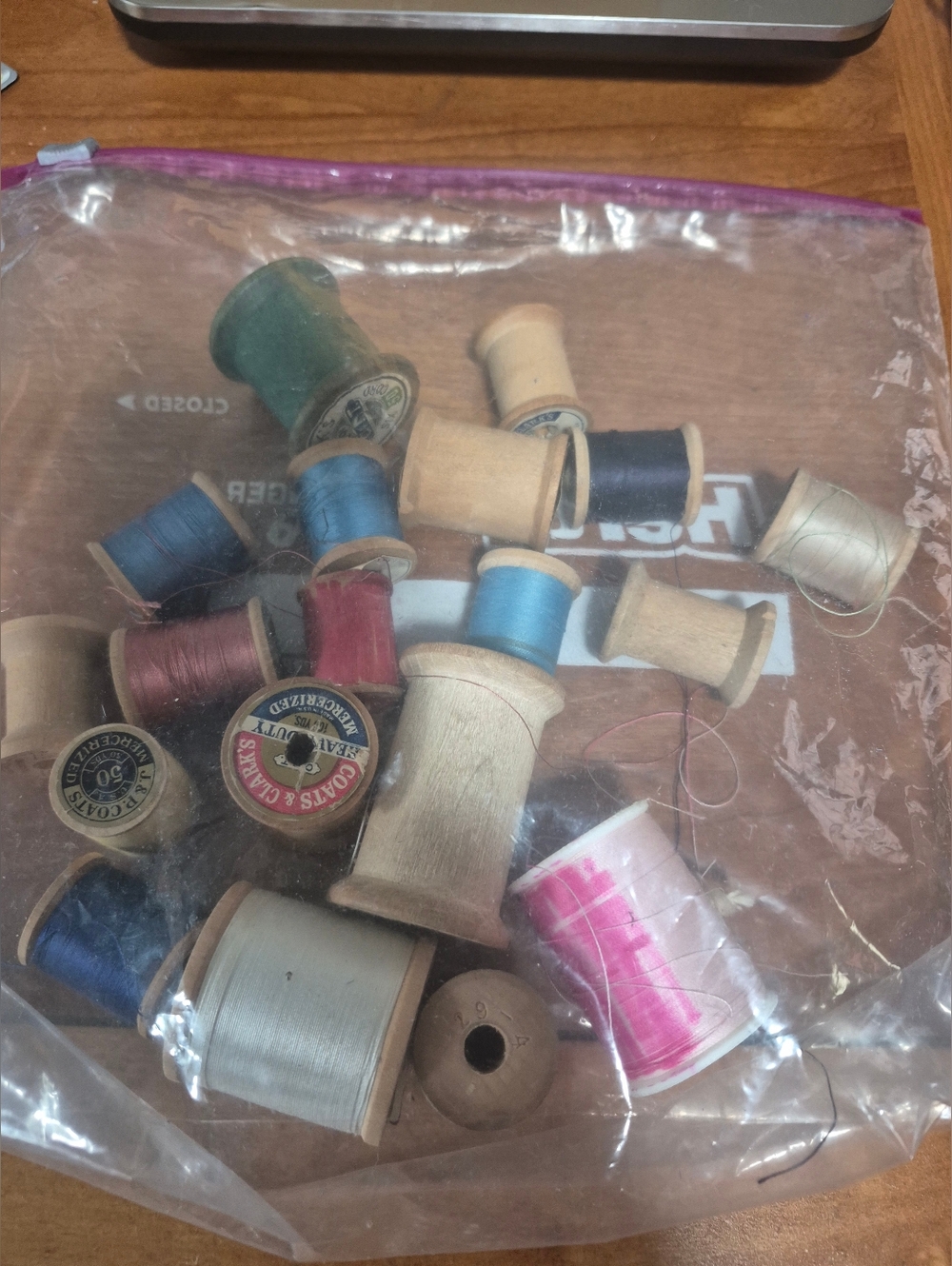 Vintage Spools And Thread